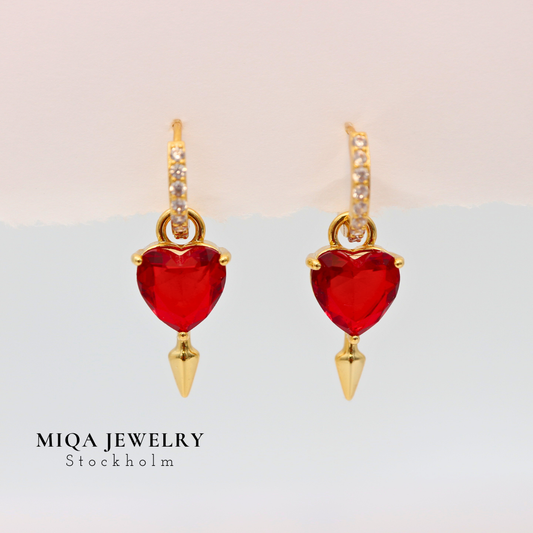 Love drop earring