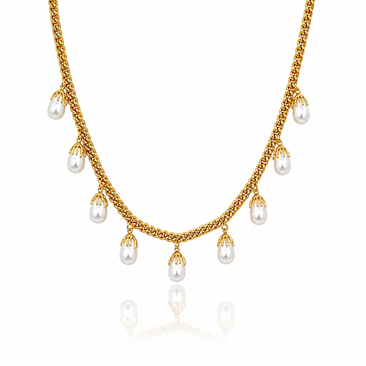 Pearl drop necklace