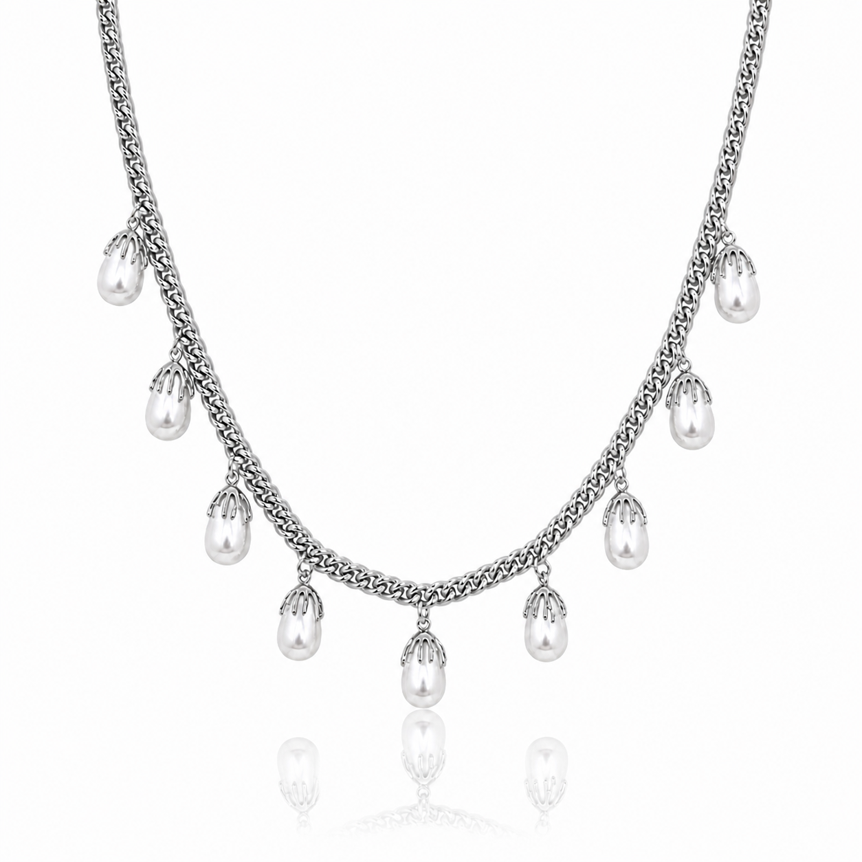 Pearl drop necklace