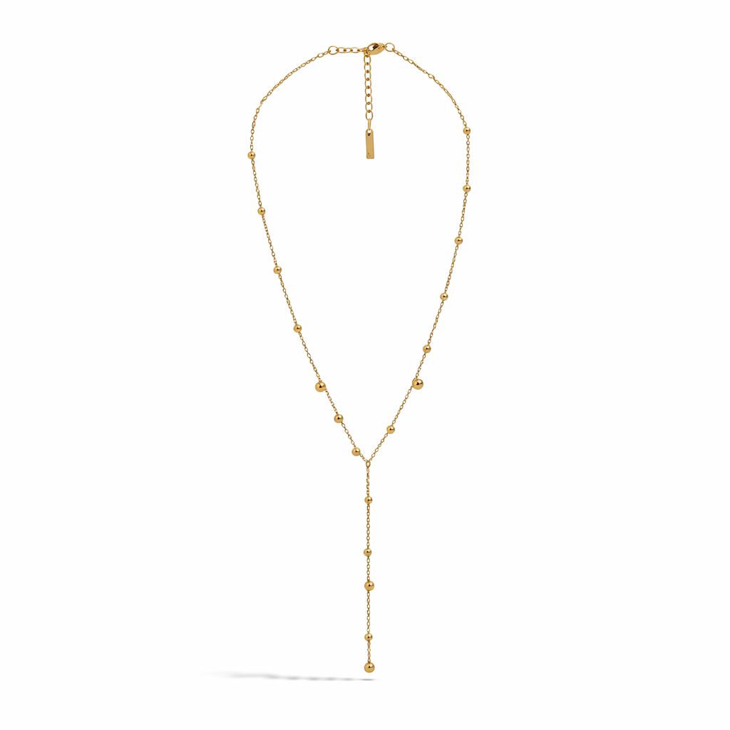 Golden dots necklace
