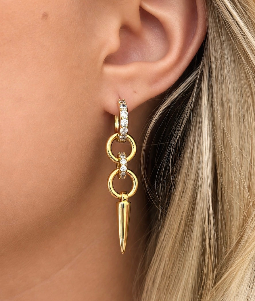Luna spike earring