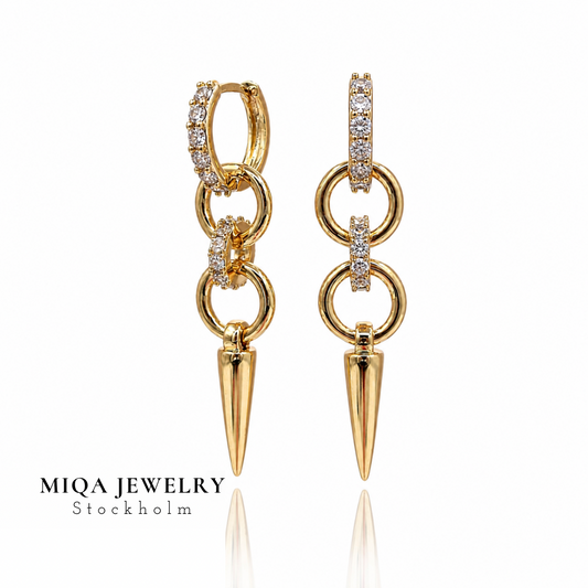Luna spike earring