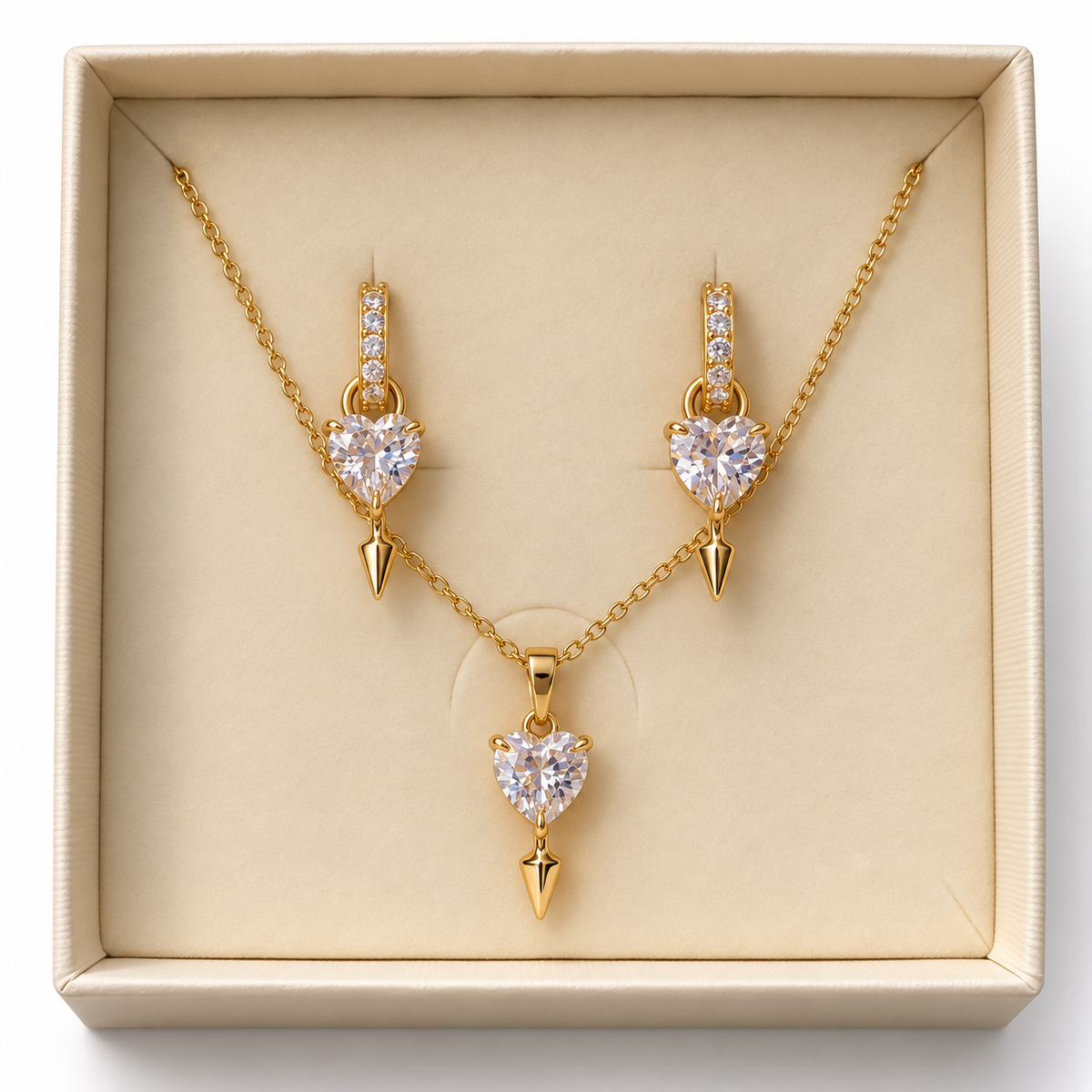 Love drop white gift set