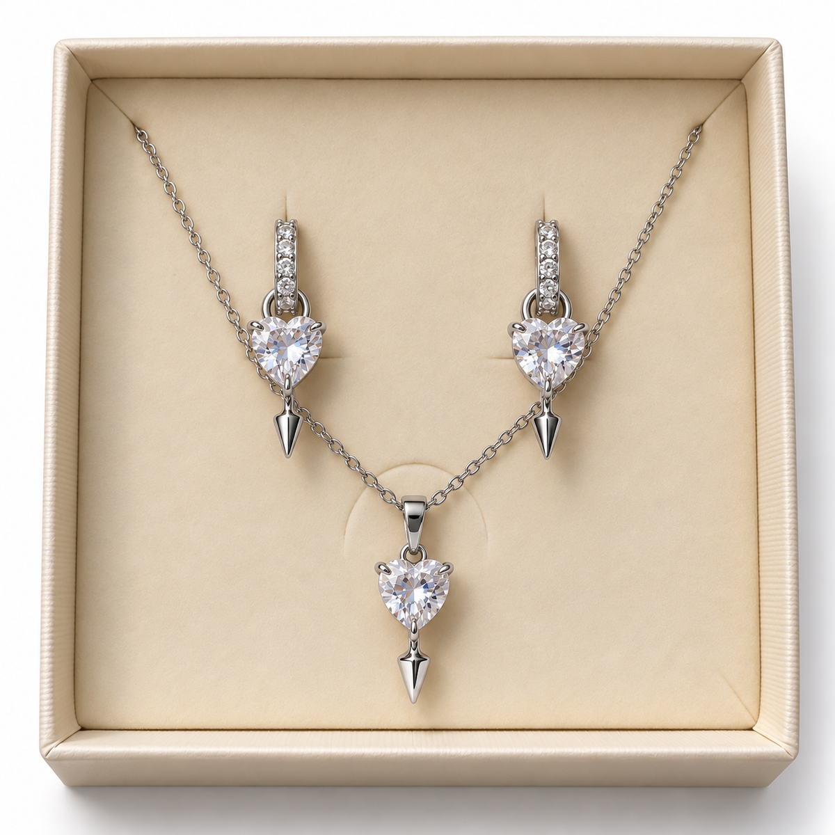 Love drop white gift set