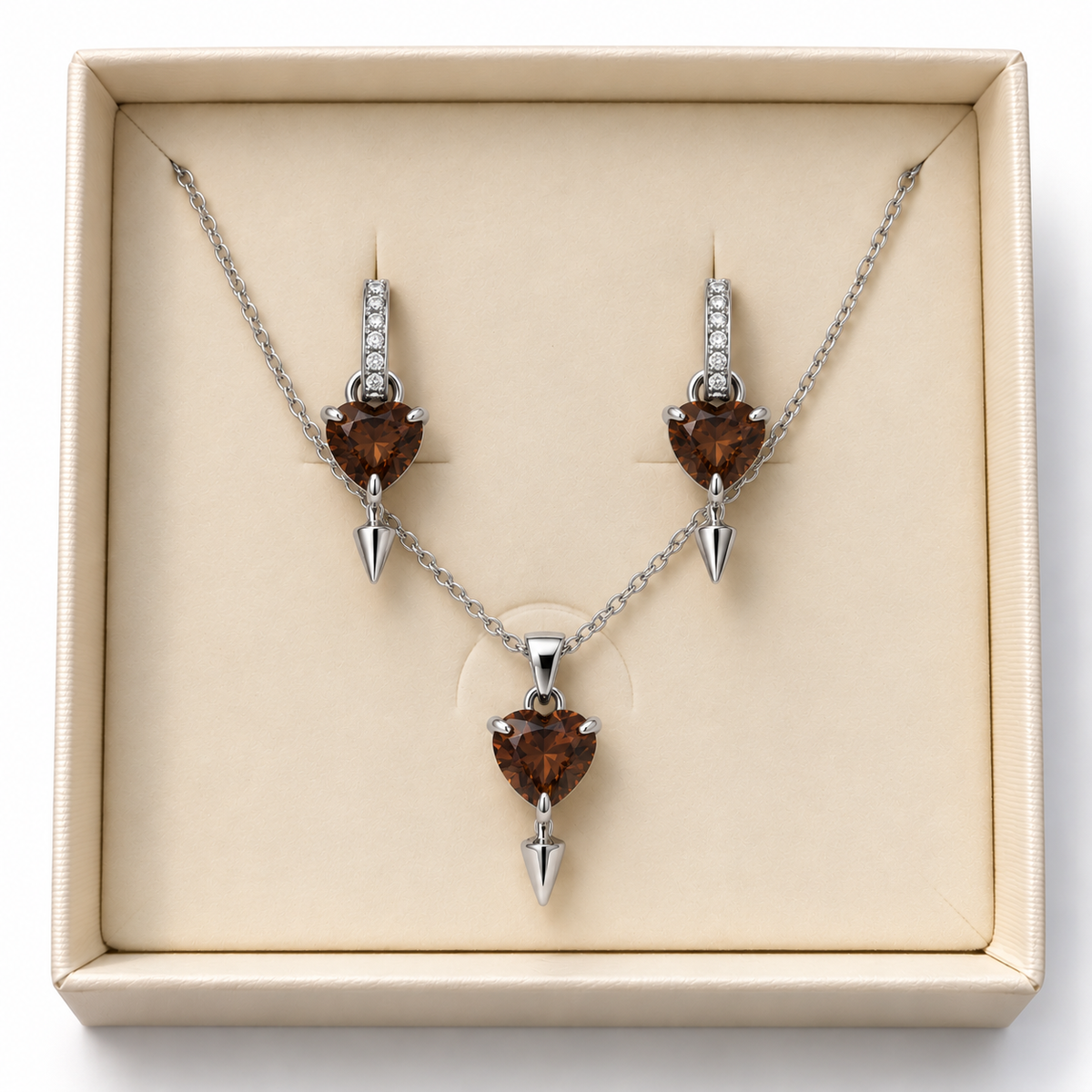 Love drop brown gift set