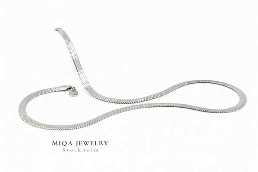 Snake necklace 5mm, 45cm
