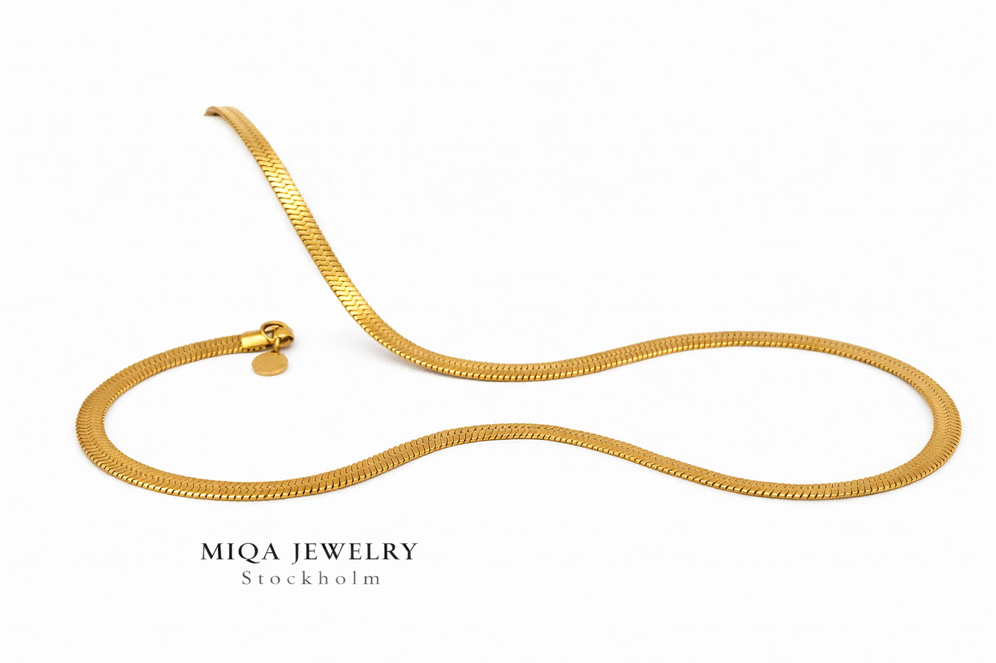 Snake necklace 5mm, 45cm