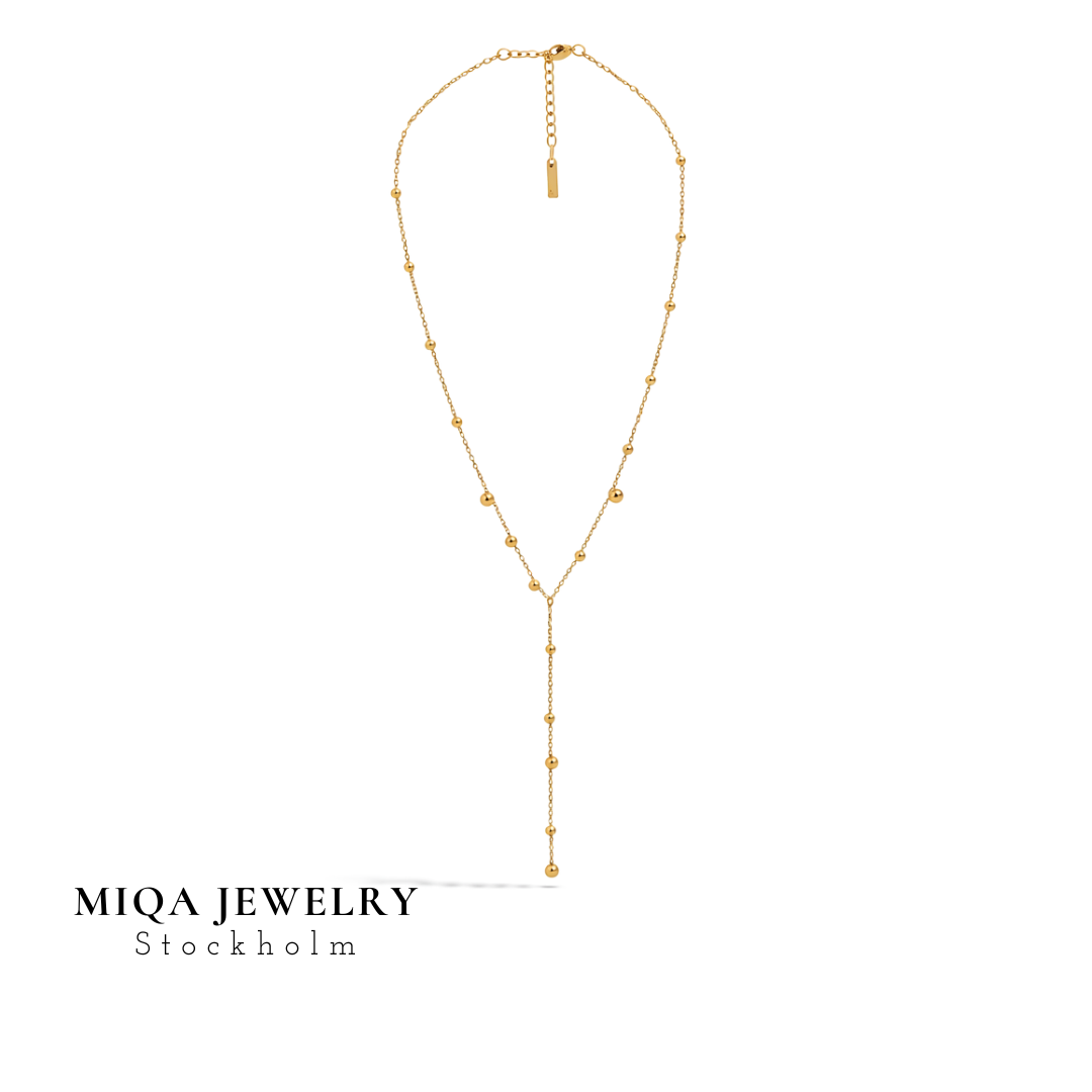 Golden dots necklace